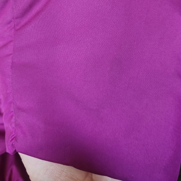 Athleta Downtown Down Feather Warm Winter Puffer Jacket Coat Plum Purple Large - Picture 15 of 16